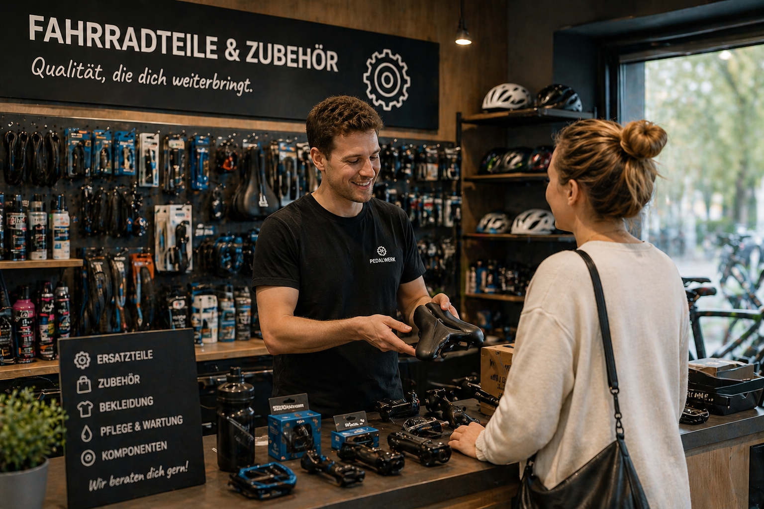 Verkauf von Zubehör und Ersatzteile